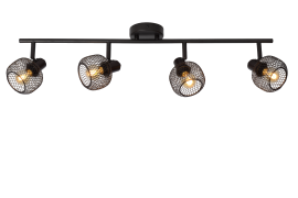 Lucide Maren - opbouwspot 4L - 76 x 17 x 15 cm - Zwart
