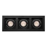Projectlight Bloq 3L - inbouwspot - 270 x 100 mm, 250 x 92 mm inbouwma...