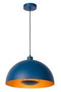 Lucide Siemon - hanglamp - Ø40 x 150 cm - blauw