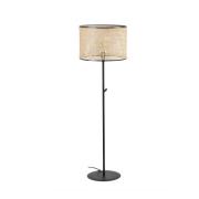 Faro Mambo - staanlamp - 154 cm - lichtbruin en zwart