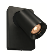 Artdelight Megano - wandverlichting met schakelaar - 10 x 12 x 16 cm -...