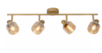 Lucide Bjorn - opbouwspot - 75 x 15 x 16,5 cm - mat goud