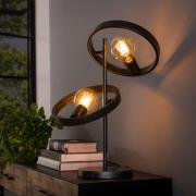 Vico Hover - tafellamp - 26 x 42 x 53 cm - houtskool