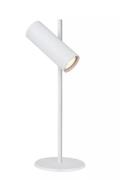 Lucide Clubs - tafellamp - Ø 15 x 42 cm - wit