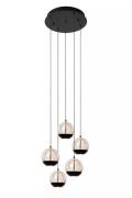 Lucide Sentubal 5L - hanglamp - Ø 31 x 150 cm - 5 x 5,2W LED incl. - z...