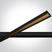 One Light Adjustable LED Linear Track Light - rail spot - 3-fase rails...