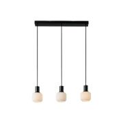 Nordlux Milford - hanglamp - 52 x 10 x 144,40 cm - zwart met wit
