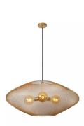 Lucide Mesh - hanglamp 3L - Ø 85 x 500 cm - goud