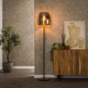 Vico Drift Glass - vloerlamp - 170 cm - gerookt glas