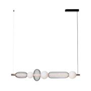 Maxlight Bora - hanglamp - 130 x 133 cm - 29W LED incl. - zwart en gou...