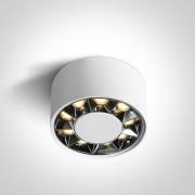 ONE Light Dark Light Mirror Cylinders - plafondlamp - Ø 10 x 5,8 cm - ...