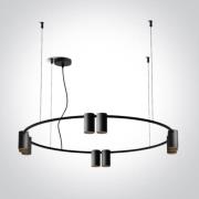 ONE Light Pendants - hanglamp - Ø 80 x 150 cm - zwart