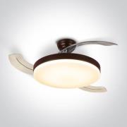 ONE Light Transparent Blades - plafondventilator met licht en afstands...