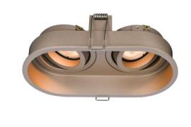 Artdelight Rex2 - inbouwspot - 175 x 92 mm, 2 x Ø 86 x 81 mm inbouwmaa...