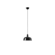 Faro Tatawin M - hanglamp - Ø 25 x 211,5 cm - satijnzwart en glanszwar...