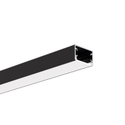 Klus Glaza-ll - ledprofiel - 2,62 x 1,62 cm - zwart