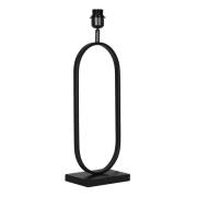 Searchlight - tafellamp voet - 20 x 13 x 55 cm - mat zwart