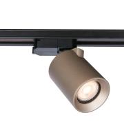 Artdelight Megano - railspot 3-fase rail - Ø 7 x 13 cm - champagne