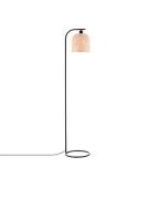 Nova Luce Intra - vloerlamp - Ø 23 x 160 cm - natuurlijk bamboe en zwa...