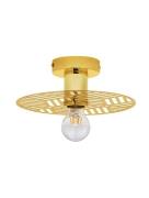 Nova Luce Eres - wandlamp - Ø 25 x 9 cm - goud