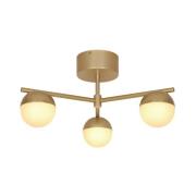 Nordlux Contina - plafondlamp 3L - 48,5 x 25,3 cm - geborsteld messing