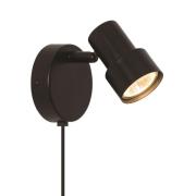 Nordlux Boston - opbouwspot - Ø 5,5 x 11,5 cm - zwart