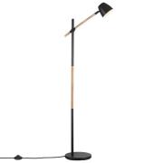 Nordlux Theo -  vloerlamp - Ø 12,5 x 131 cm - zwart