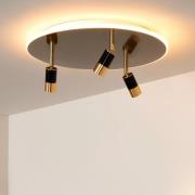 Lucide Jubel - plafondlamp - Ø 48 x 16,5 cm - 28W + 3x 5W dimbare LED ...