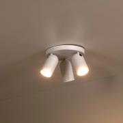 Lucide Punch - opbouwspot - Ø 21 x 9,5 cm - wit