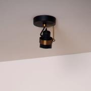 Lucide Tundran - opbouwspot - Ø 10 x 15,5 cm - zwart