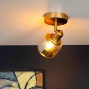 Lucide Bjorn - opbouwspot - 10 x 15 x 14 cm - mat goud