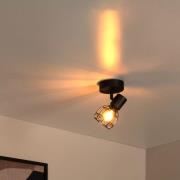 Lucide Filox - opbouwspot - Ø 10 x 17cm - zwart