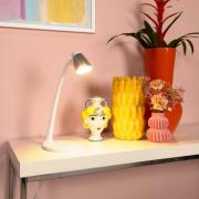 Lucide Ludo - bureaulamp - 15,6 x 19,1 x 40,2 cm - 4,5W LED incl. - wi...