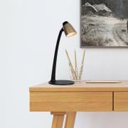 Lucide Ludo - bureaulamp - 15,6 x 19,1 x 40,2 cm - 4,5W LED incl. - zw...