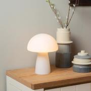 Lucide Fungo - tafellamp - Ø 23 x 28 cm - wit