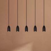 Lucide Evora 5L - hanglamp - 80 x 8 x 150 cm - zwart