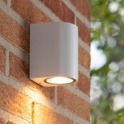 Lucide Zaro Round - buiten wandlamp - 7,8 x 6,8 x 10 cm - IP44 - wit