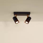 Lucide Grony - opbouwspot - 22 x 10 x 15 cm - 2 x 5W dimbare LED incl....