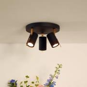 Lucide Grony - opbouwspot - Ø 23 x 15 cm - 3 x 5W dimbare LED incl. - ...