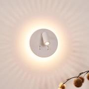 Lucide Bentjer - wandlamp -Ø 14 x 10,5 cm - 6W + 3W LED incl. - wit