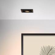 Lucide Chimney - inbouwspot - 115 x 115 mm, 97 x 97 mm inbouwmaat - zw...