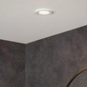 Lucide Ziva - inbouwspot - Ø 84 mm, Ø 75 mm inbouwmaat - IP44 - wit