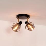 Lucide Nila - opbouwspot - 15 x 20 x 16 cm - zwart