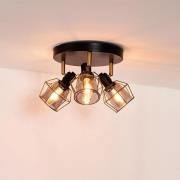 Lucide Nila - opbouwspot - Ø 36 x 16 cm - zwart