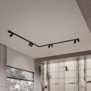 Nova Luce Oso - opbouwspot - 150 x 150 x 10,5 cm - zwart