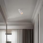 Nova Luce Oso - opbouwspot - Ø 7 x 13 cm - wit