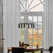 Nordlux Vico chandelier - hanglamp - Ø 53,4 x 217 cm - zwart