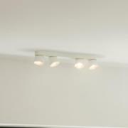 Nordlux Pitcher - opbouwspot - 65,9 x 10 x 11,6 cm - wit en zilver