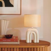 Nordlux Haze - tafellamp - Ø 24 x 42 cm - beige