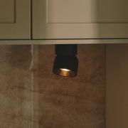 Nordlux Pitcher - opbouwspot - Ø 10 x 12,3 cm - zwart en goud